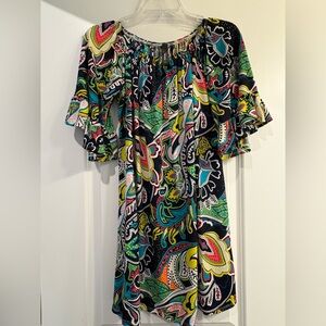 Yahada Multicolor Paisley Top